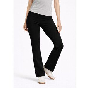 Betabrand Dress Yoga Pants Women’s Size Small Black Straight Leg Office Stretch